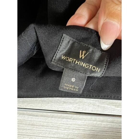 Women Midi High Waist Stretchy Pencil Skirt Worthington 6‎ - Picture 6 of 6